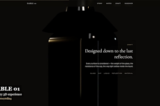 create an interactive 3d website with three js