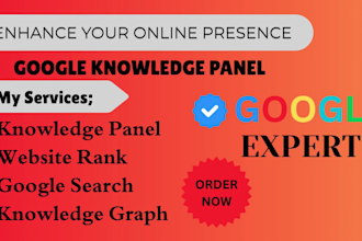 create verified and standard google knowledgepanel for brand or company