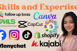 be your socialmedia manager and virtual assistant for social media and marketing
