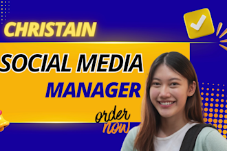 be christain social media manager creative christain va personal content creator