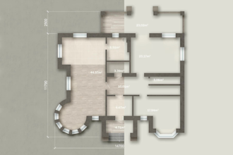 draw 2d floor plans for real estate, for airbnb and client presentations