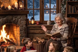 create cinematic christmas ai videos, ads, greetings and stories