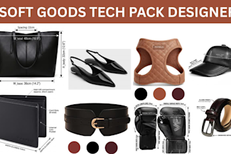 design backpack tech pack soft goods belt tech pack and wallet