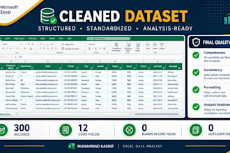 do data cleanup, fix excel vlookup, and merge spreadsheets