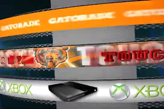 create stadium led screen, ribbon board, billboard and sports arena animation