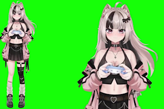 design and rig furry vtuber model vtuber rigging anime live2d vtuber model oc
