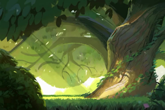 create 2d retro style cozy lofi loop animation lofi art anime  anime loop gif