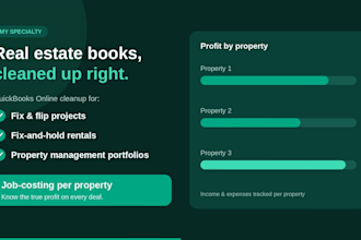 do monthly bookkeeping and bank reconciliation in quickbooks online