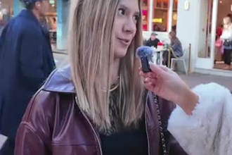 create street interview video product review for your brand or app