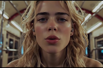 create a realistic ai music video with singing lip sync and cinematic visuals