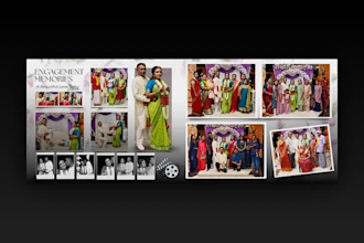 design indian wedding and engagement albums