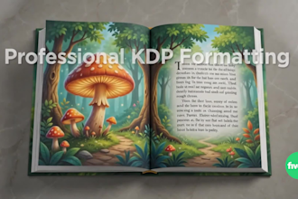 design professional book cover and interior formatting for KDP and ingramspark