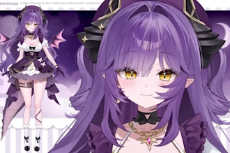 design your live2d vtuber model, live2d rigging, anime vtuber model for streamer