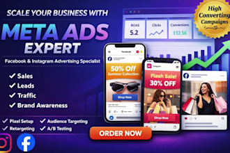 be your certified meta ads manager in facebook, instagram, twitter