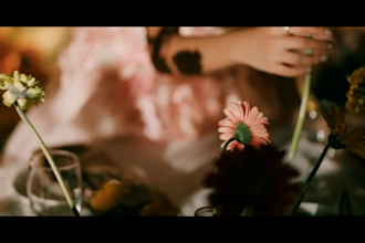 wedding video editing with cinematic color grading