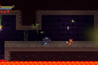 develop a 2d game, pixel art game, platformer, top down game in unity or godot