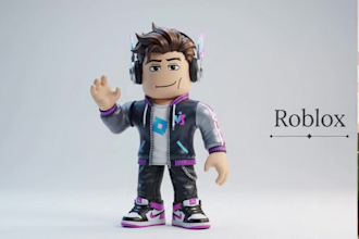 do minecraft blockbench model, roblox character design, lowpoly pixel art