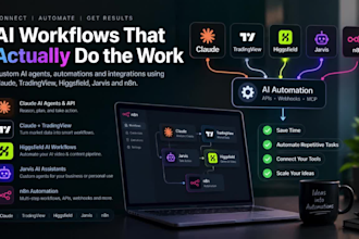 claude ai video editor claude tradingview higgfield jarvis  n8n ai automation