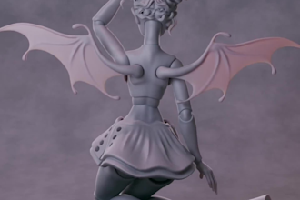 sculpt 3d articulated model 3d bjd doll toy flexi model for 3d printing
