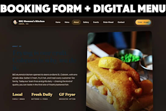 create a custom HTML CSS javascript website for small business, authors, blog