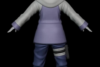 create VR character modelling and texturing