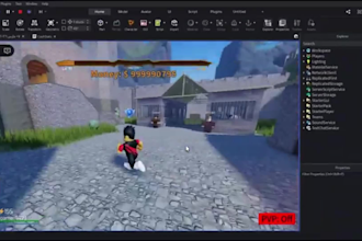 develop and script a professional roblox game