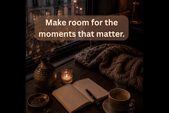 design an aesthetic quote poster