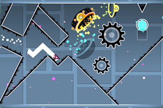 create geometry dash layout for you