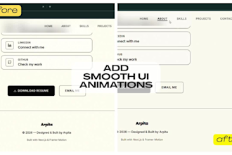 add smooth micro interactions to your website UI