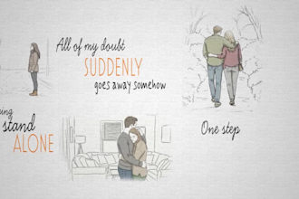 design a professional lyric video with custom artwork