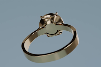 do 3d jewelry design, jewelry cad design in stl, for 3d printing and rendering