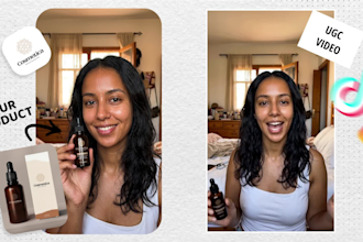 create for you a ai ugc for tiktok reels paid ads