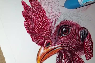 draw realistic hand drawn portrait of your pets