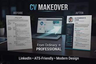 design a professional CV resume for linkedin