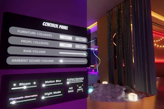 create vrchat hangout world interactive 3d environment vrc club world creation
