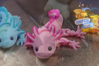 design 3d articulated flexi toys, fidget clicker stl, animal model 3d printing
