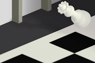 design and animate 3d isometric illustration or video