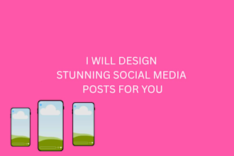design instagram, facebook and tiktok posts in canva