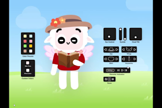 custom rive character and interactive mascot animation