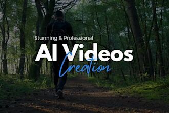 create stunning epic ai advert video, ai commercial video, ai promo ads in 24hrs