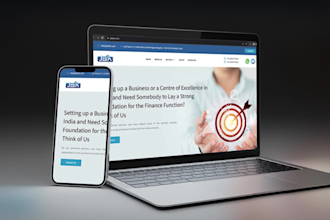 design and develop an informative static business website