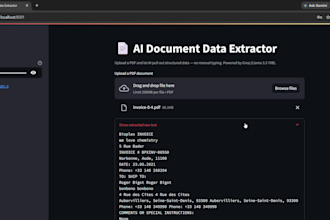 automate PDF, invoice and document data extraction with ai