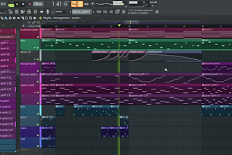 compose a musical idea, a catchy stinger or a full mix