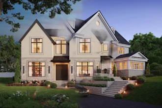 create photorealistic 3d exterior rendering for your house or building