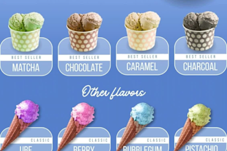 create  attractive menu card