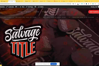 create a modern music website for musicians, djs, bands and artists