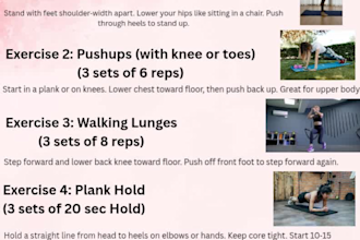 design a professional 30 days fitness or wellness planner