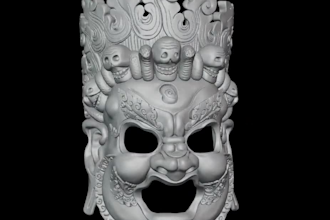 convert 2d to 3d, create cosplay model, weapons and printable mask