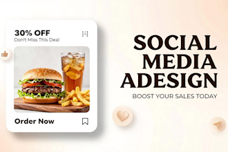 create modern product ad poster design for your brand