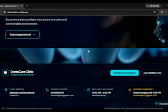 create a 3d animated website